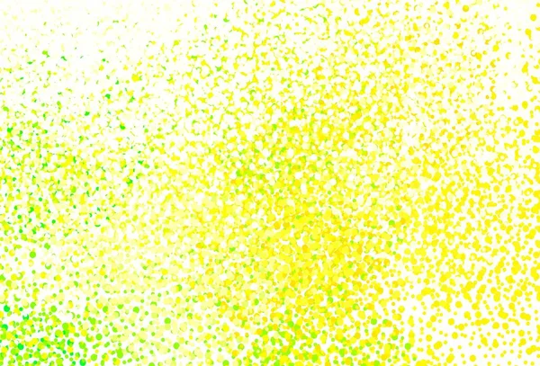 Verde Claro Fundo Vetor Amarelo Com Manchas Projeto Decorativo Borrado —  Vetores de Stock