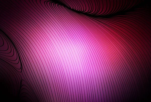 Diseño Vectorial Rosa Oscuro Con Líneas Curvas Una Elegante Ilustración — Vector de stock