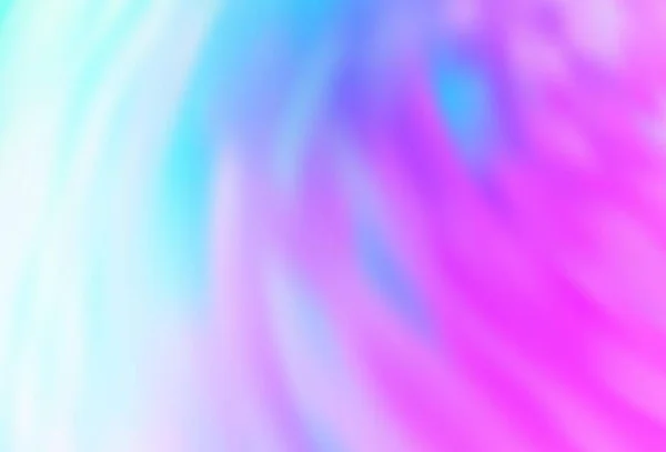Rose Clair Bleu Vecteur Fond Flou Coloré Illustration Abstraite Scintillante — Image vectorielle