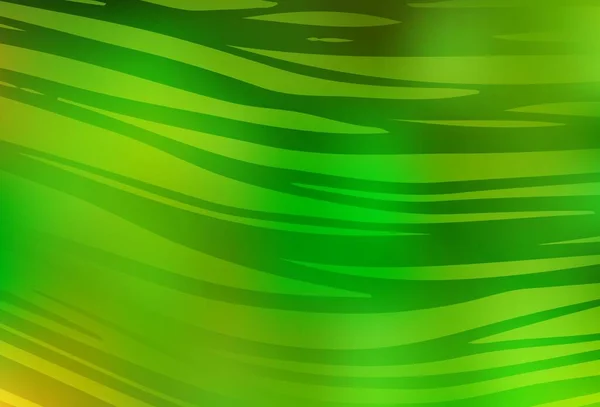 Verde Deschis Vector Galben Abstract Estompat Aspect Ilustrație Abstractă Colorată — Vector de stoc