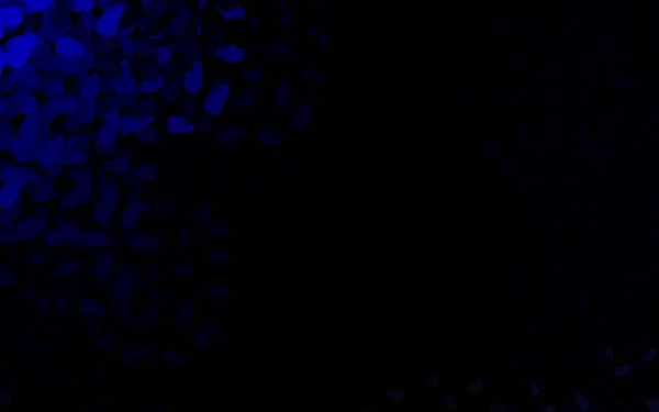 Modelo Vetor Blue Escuro Com Formas Caóticas Ilustração Abstrata Moderna —  Vetores de Stock
