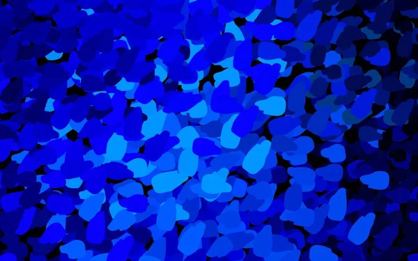 Rosa Oscuro Textura Vectorial Azul Con Formas Abstractas Formas Caóticas — Vector de stock
