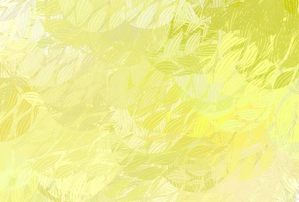 Dark Yellow Vector Texture Abstract Forms Colorful Chaotic Forms Gradient — Wektor stockowy