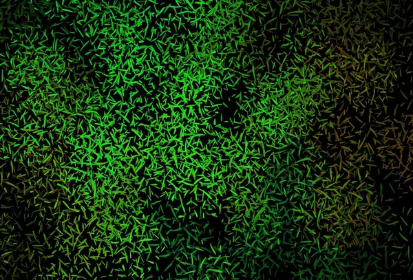 Темно Зеленая Желтая Векторная Компоновка Плоскими Линиями Размытый Декоративный Дизайн — стоковый вектор