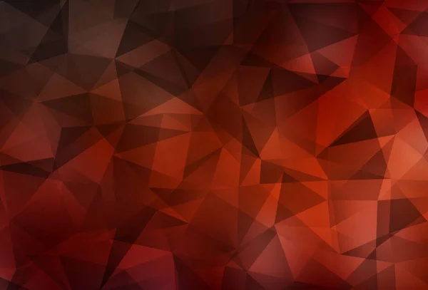 Темно Червоний Вектор Сяюче Трикутне Компонування Блискуча Абстрактна Ілюстрація Елегантними — стоковий вектор