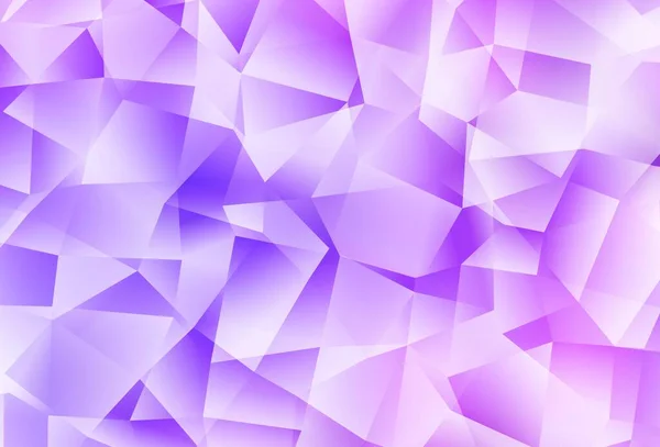 Light Purple Vector Low Poly Texture Creative Geometric Illustration Origami — Stok Vektör
