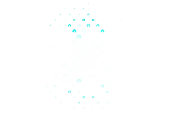Bleu Clair Motif Vectoriel Vert Avec Des Éléments Arc Ciel — Image vectorielle