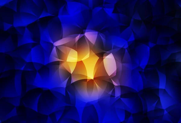 Dark Blue Red Vector Abstract Mosaic Backdrop Colorful Illustration Polygonal — Stock Vector