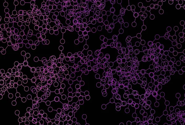 Dark Pink Wektor Tekstury Koncepcją Sztucznej Inteligencji Abstrakcyjna Ilustracja Linkami — Wektor stockowy