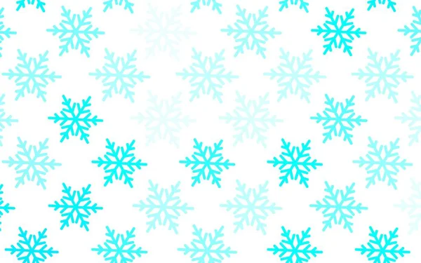 Patrón Vectorial Azul Claro Estilo Navideño Ilustración Gradiente Simple Con — Vector de stock