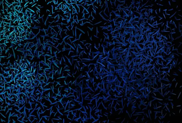 Bleu Foncé Texture Vectorielle Verte Avec Des Lignes Colorées Lignes — Image vectorielle