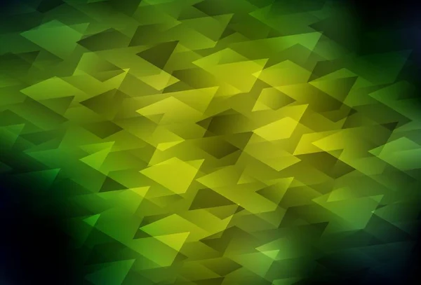 Σκούρο Πράσινο Κίτρινο Διανυσματικό Φόντο Πολυγωνικό Στυλ Εικονογράφηση Σετ Πολύχρωμα — Διανυσματικό Αρχείο