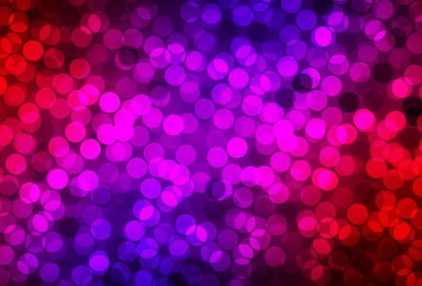 Dark Blue Red Vector Backdrop Dots Blurred Decorative Design Abstract — Stockvector