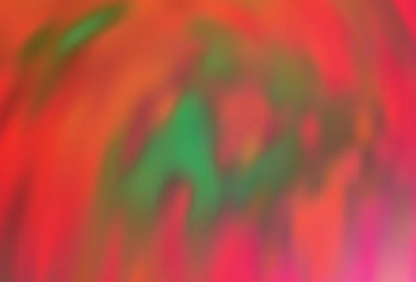 Rouge Clair Vecteur Jaune Mise Page Abstraite Floue Illustration Colorée — Image vectorielle