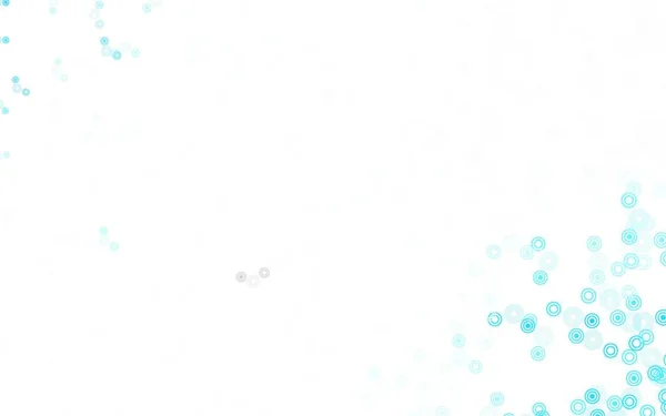 スポットとライトブルーベクトルの背景 雨のぼやけた滴と光る抽象的なイラスト チラシのパターン — ストックベクタ