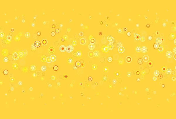 Светло Зеленый Желтый Векторный Фон Пятнами Красивая Цветная Иллюстрация Размытыми — стоковый вектор