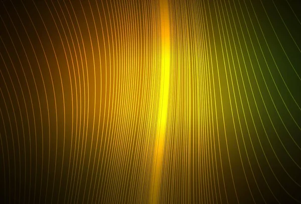 Dunkelgrüner Gelber Vektor Verschwimmt Helles Muster Eine Völlig Neue Farbige — Stockvektor