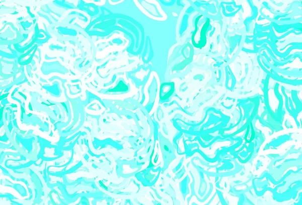 Fond Vectoriel Vert Clair Aux Formes Abstraites Formes Chaotiques Colorées — Image vectorielle