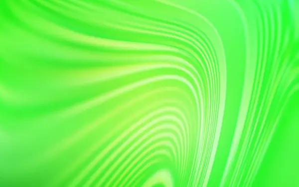 Light Green Vector Backdrop Curved Lines Circumflex Abstract Illustration Gradient — Stockvector