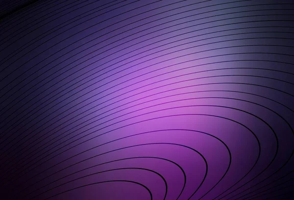 Koyu mor, pembe çizgili vektör şablonu. Değişken çizgileri olan renkli soyut çizimler. Cep telefonu ekranları için arkaplan.