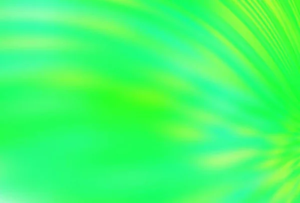 Hellgrüner Gelber Vektor Glänzend Abstrakter Hintergrund Eine Völlig Neue Farbige — Stockvektor