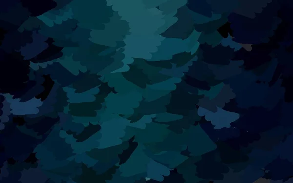 Темно Зелений Векторний Фон Абстрактними Формами Ілюстрація Барвистими Градієнтними Формами — стоковий вектор