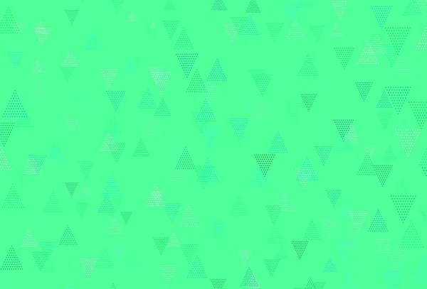 Fond Vectoriel Vert Clair Avec Style Polygonal Triangles Sur Fond — Image vectorielle