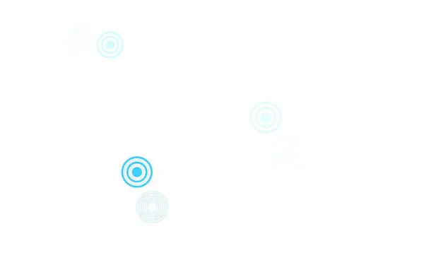 Cahaya Pola Vektor Blue Dengan Bola Ilustrasi Abstrak Dengan Gelembung - Stok Vektor