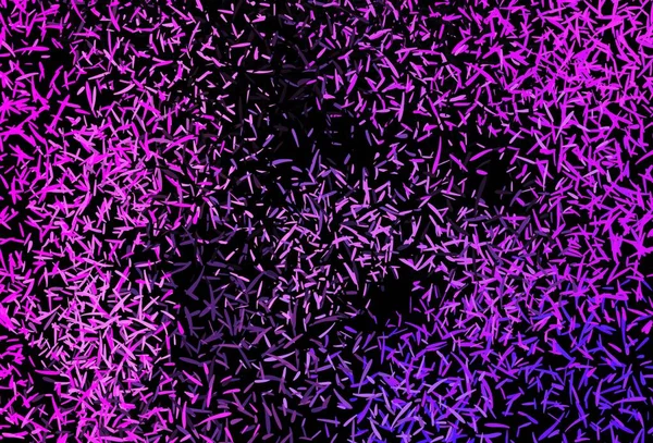 Dunkelrosa Vektorhintergrund Mit Straffen Streifen Moderne Geometrische Abstrakte Illustration Mit — Stockvektor