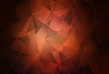 Koyu kırmızı vektör soyut çokgen desen. Origami tarzında gradyan ile geometrik çizim. Broşürünüz için yepyeni bir tasarım..