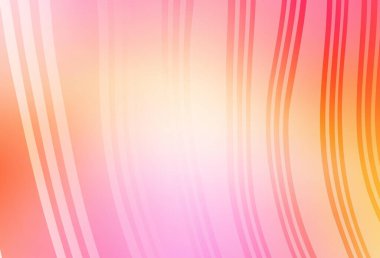 Açık Pembe, çizgileri olan sarı vektör arkaplan. Basit çizgilerle renkli gradyan çizimi. İşiniz için en iyi tasarım.