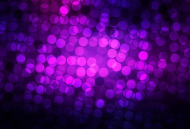 Koyu mor, daire şekilli pembe vektör düzeni. Doğa tarzında bulanık halkaları olan güzel renkli çizimler. İş ilanınız için tasarım.