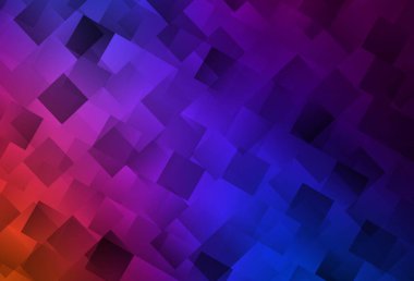 Açık mavi, çizgileri ve dikdörtgenleri olan kırmızı vektör düzeni. Renkli dikdörtgenlerle modern soyut çizimler. İniş sayfası için modern şablon.