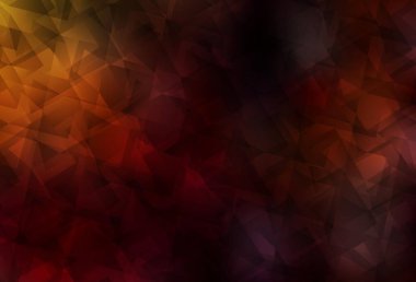 Koyu kırmızı vektör çokgen desen. Origami tarzında gradyan ile geometrik çizim. İş tasarımınız için yepyeni bir tarz.