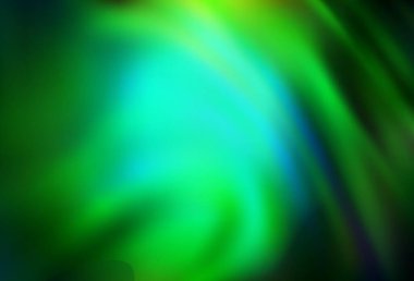 Koyu yeşil vektör parlak deseni bulanıklaştırdı. Yaratıcı illüstrasyon, yarım tonlu ve eğimli. Web siteniz için bulanık tasarım.