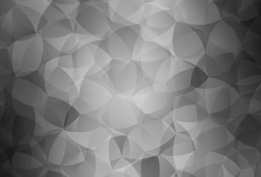 Light Gray vector shining triangular layout. Triangular geometric sample with gradient. Brand new design for your business.