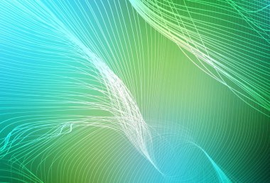 Açık mavi, yeşil vektör soyut arkaplan. Parlak renkli bir illüstrasyon. İş tasarımınız için yeni biçim.