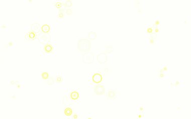 Açık yeşil, benekli sarı vektör arka plan. Bulanık yağmur damlaları olan soyut bir çizim. Reklamlar, broşürler için desen.