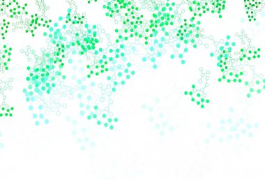 Açık yeşil, yapay zeka ağlı sarı vektör deseni. Yapay zeka bağlantılarıyla basit bir şekilde renkli tasarım. Zeka ve yenilik reklamları için şablon.