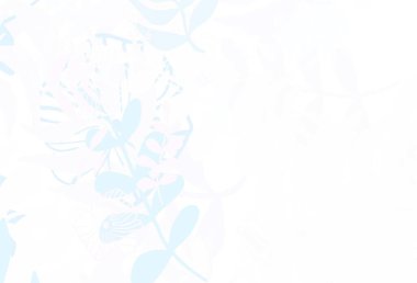 Light Blue, Red vector elegant wallpaper with leaves. Modern geometrical abstract illustration with leaves. Brand new style for your business design.