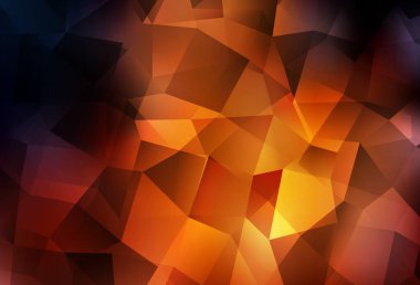 Dark Red vector shining triangular backdrop. Creative geometric illustration in Origami style with gradient. Polygonal design for your web site.