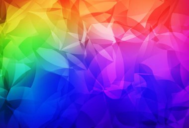 Dark Multicolor vector abstract mosaic background. A completely new color illustration in a polygonal style. Completely new template for your banner.