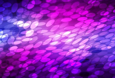 Açık Mor, köpüklü pembe vektör arkaplan. Renkli su damlaları olan modern soyut çizimler. Reklamlar, broşürler için desen.