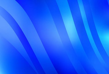 Light BLUE vector texture with wry lines. Shining colorful illustration in simple curve style. Background for cell phone screens.