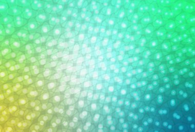 Disklerle açık yeşil vektör dokusu. Bulanık dekoratif tasarım baloncuklu soyut tarzda. Poster ve web siteleri için tasarım.