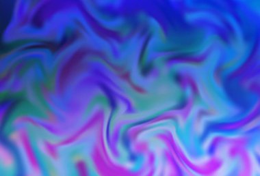 Açık pembe, mavi vektör bulanık ve renkli desen. Gradyan ile modern soyut çizim. Çalışmalarınız için akıllı tasarım.