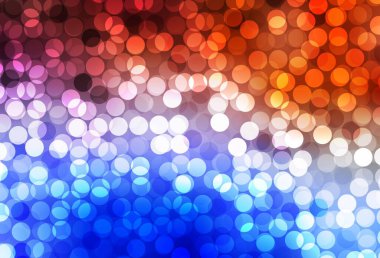 Açık mavi, daire şekilli kırmızı vektör düzeni. Doğa tarzında renkli baloncuklu soyut illüstrasyon. Marka kitabınız için yeni şablon.