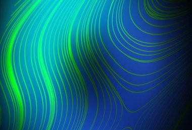 Koyu mavi, yeşil vektör modern zarif arka plan. Parlak renkli bir illüstrasyon. Web siteniz için bulanık tasarım.