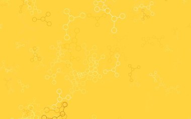 Yapay zeka yapısına sahip hafif turuncu vektör şablonu. Yapay zeka bağlantılarıyla basit bir şekilde renkli tasarım. Teklif verilerinin tanıtımı için akıllı tasarım.