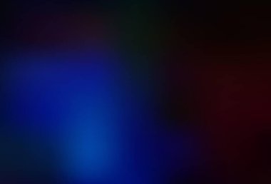 Koyu mavi vektör renkli bulanık arkaplan. Görüntü stili ve gradyanı olan yeni renkli çizimler. İşiniz için en iyi bulanık tasarım..